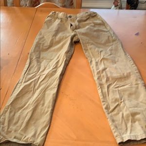 Boys tan casual pants